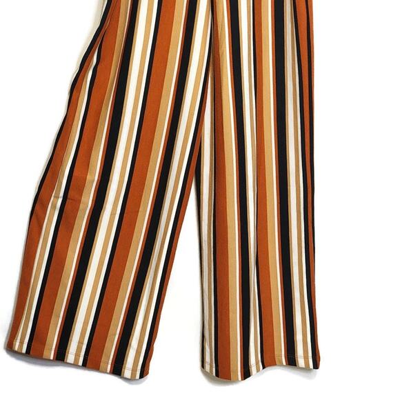 Urban Outfitters Striped Jumpsuit Sleeveless Wide Leg Boho Summer Casual Soft XS - Picture 8 of 15